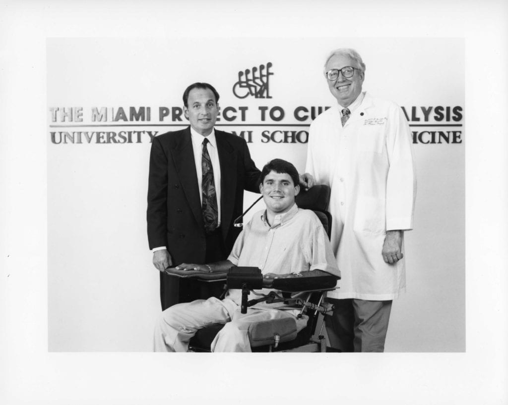 History of Drs. Barth A. Green and Richard P. Bunge with Marc Buoniconti