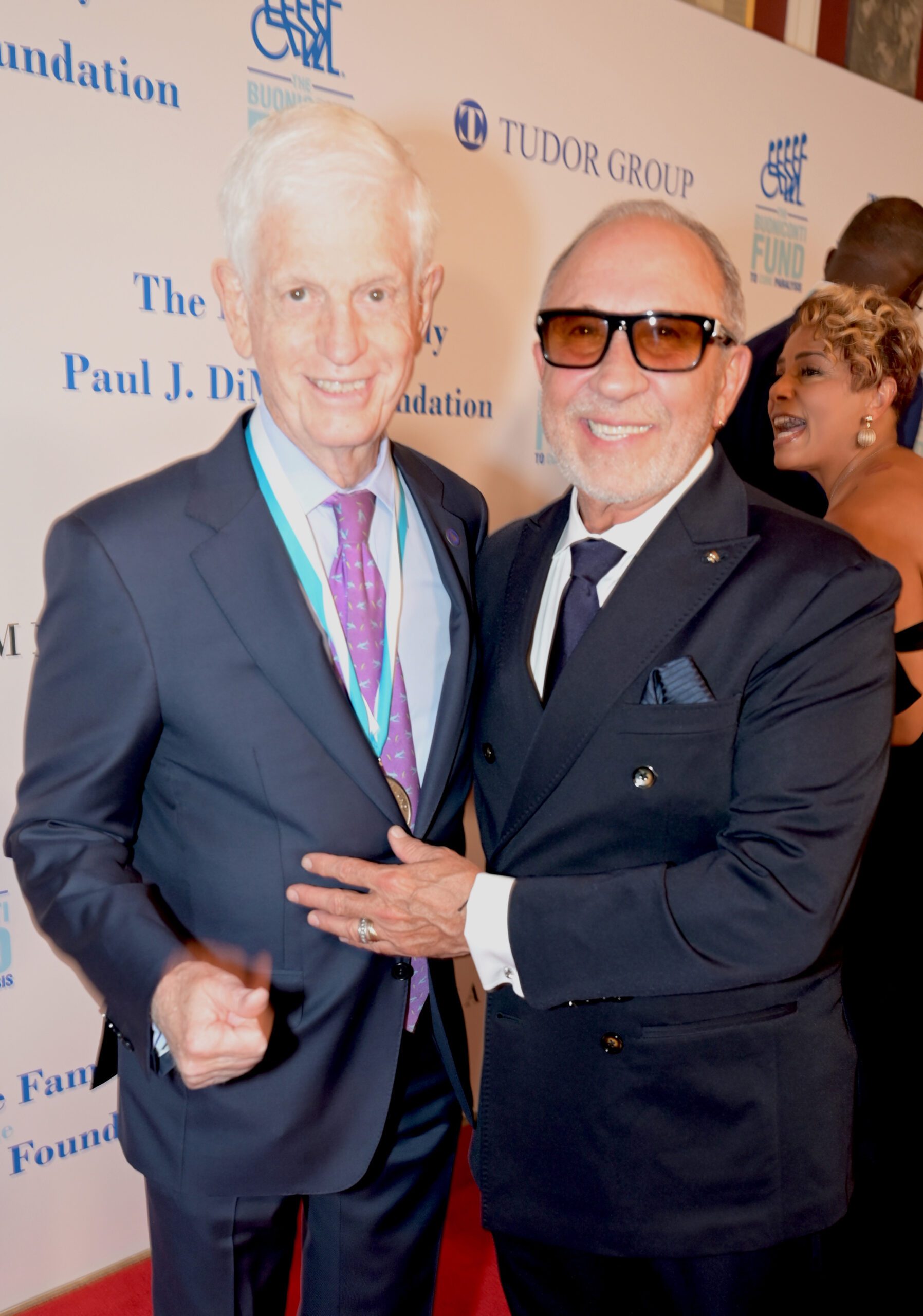 Mario Gabelli and Emilio Estefan