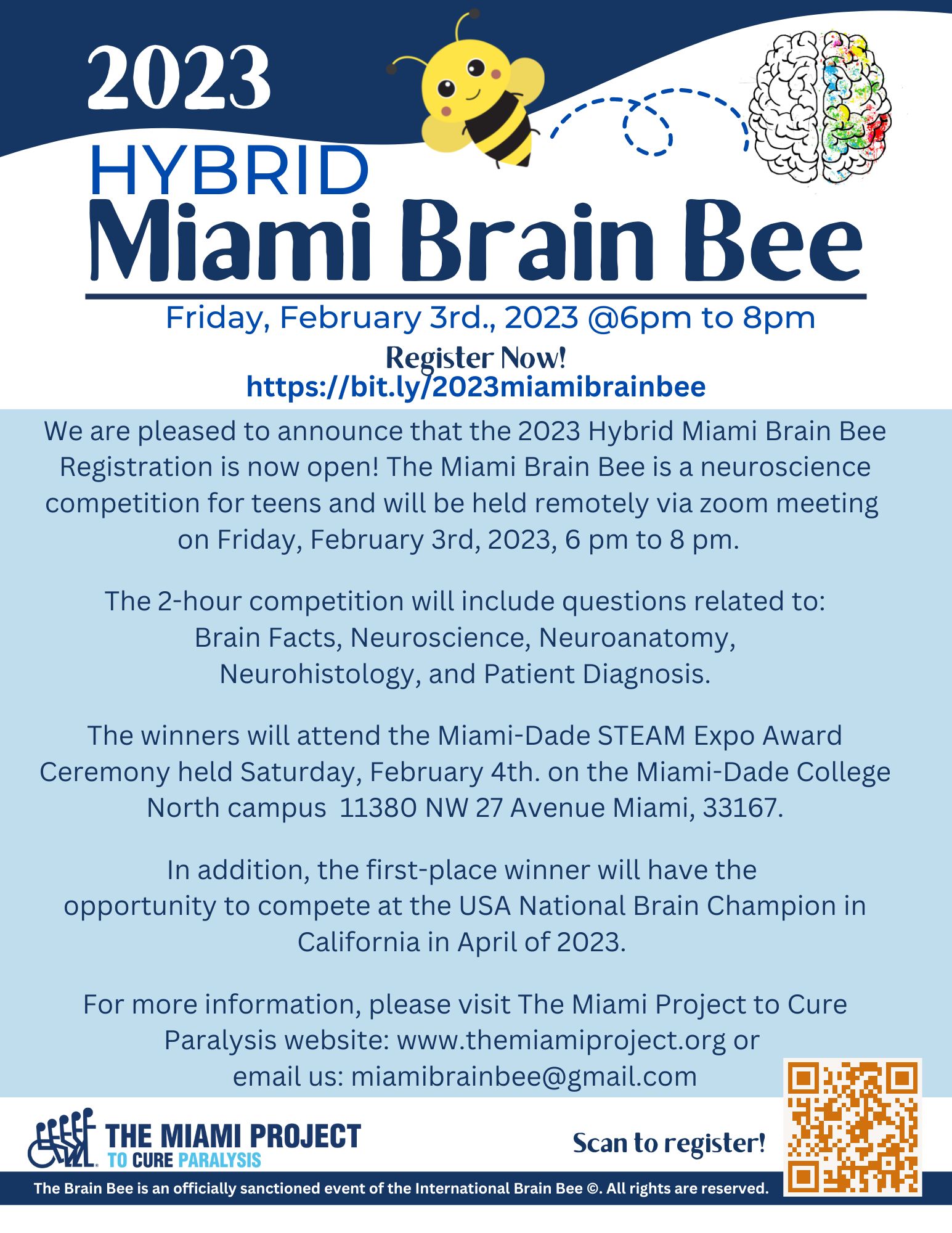 2023 Hybrid Miami Brain Bee