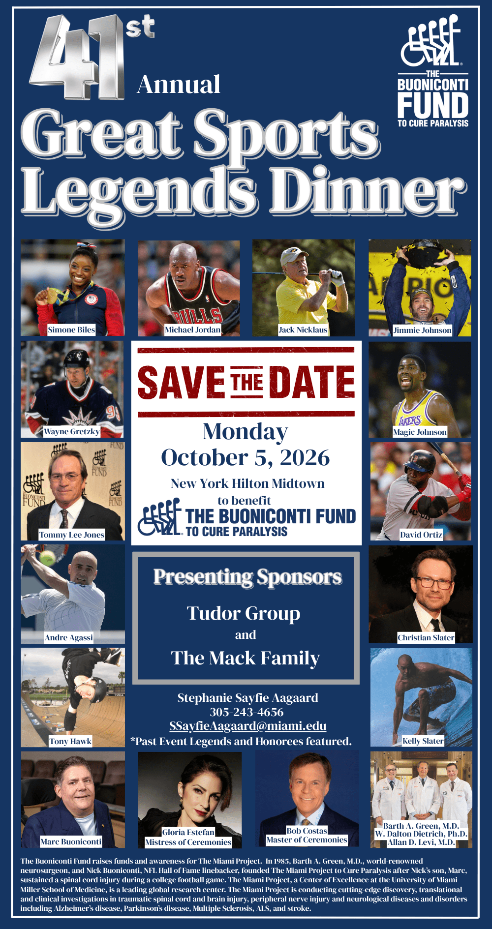 41st Annual Great Sports Legends Dinner