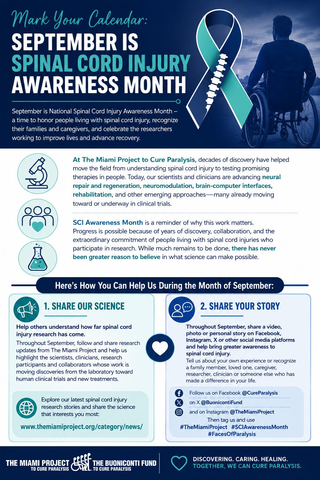 September is Spinal Cord Injury Awareness Month