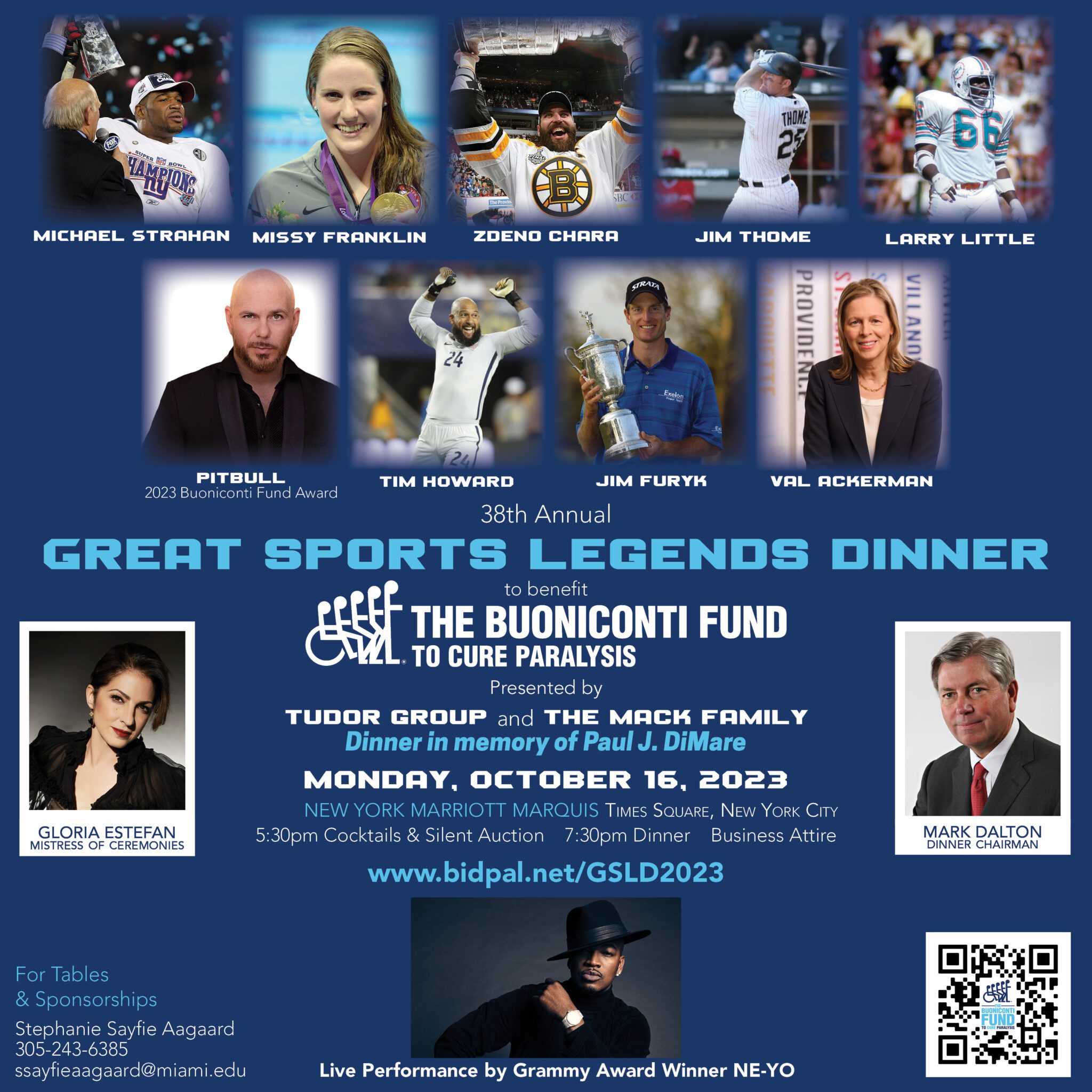 38th Annual Great Sports Legends Dinner The Miami Project