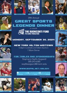 39th Annual Great Sports Legends Dinner
