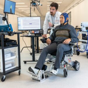 Dr. Milososevic in his lab