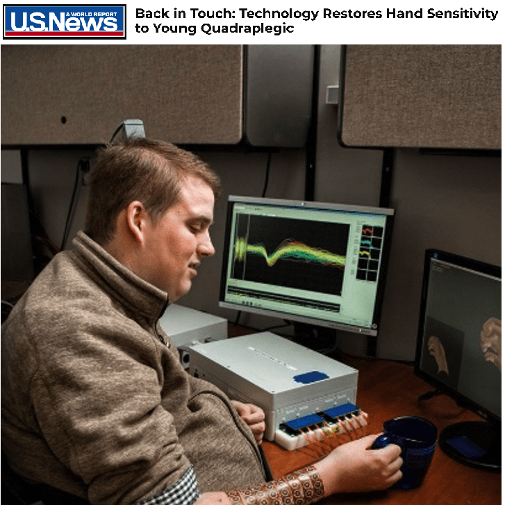 Back in Touch: Technology Restores Hand Sensitivity to Young Quadraplegic