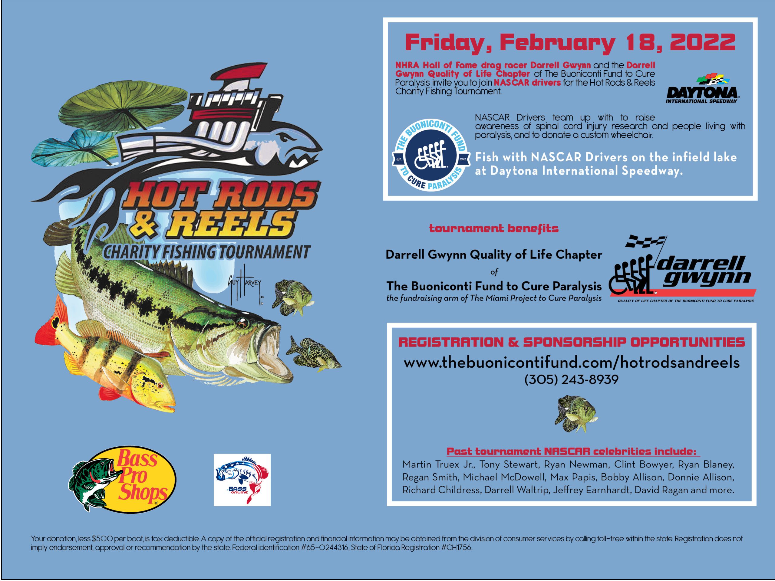 Hot Rods & Reels Charity Fishing Tournament - 2/18/22