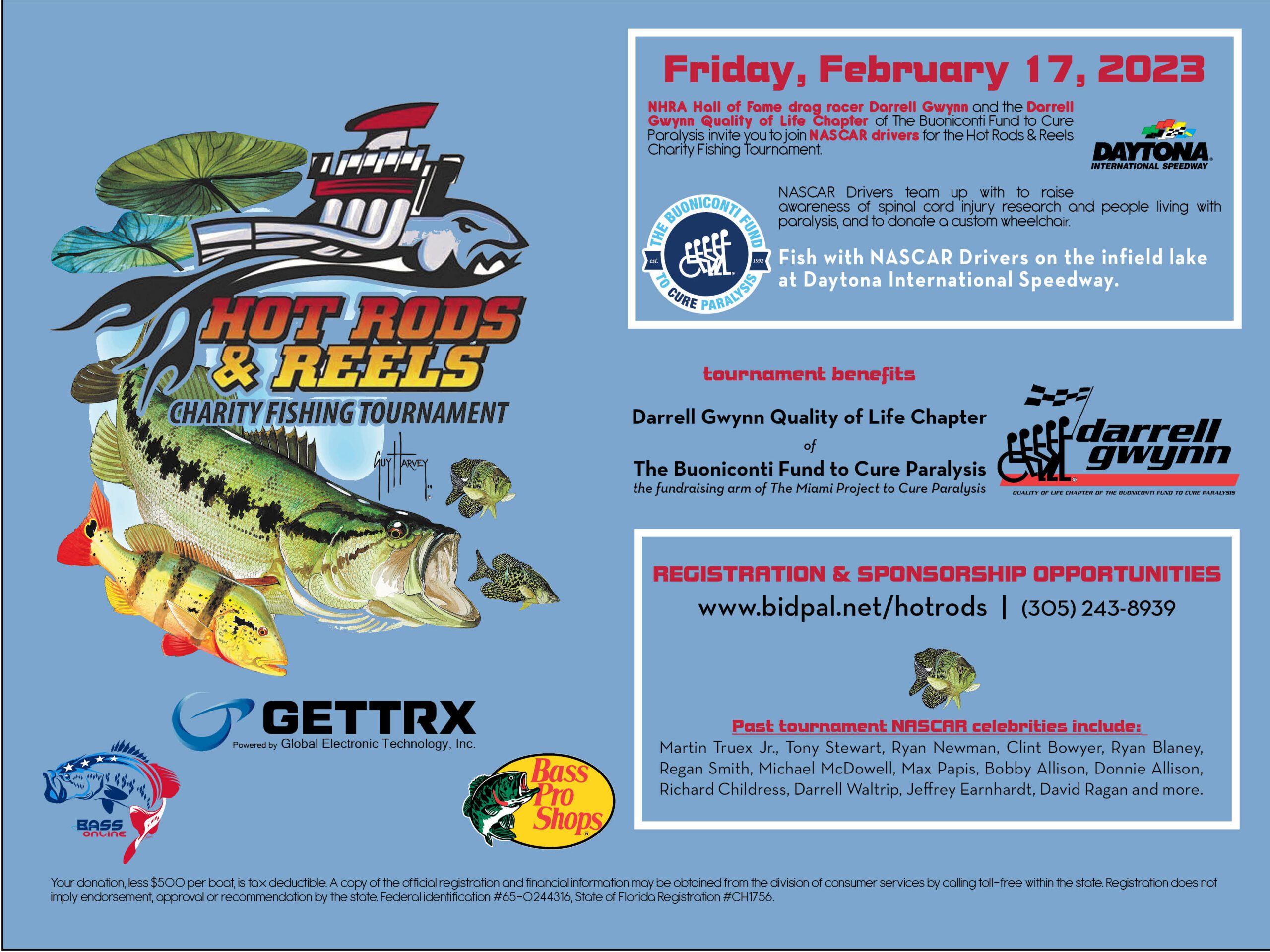 Hot Rods & Reels Charity Fishing Tournament Daytona 2023 - The