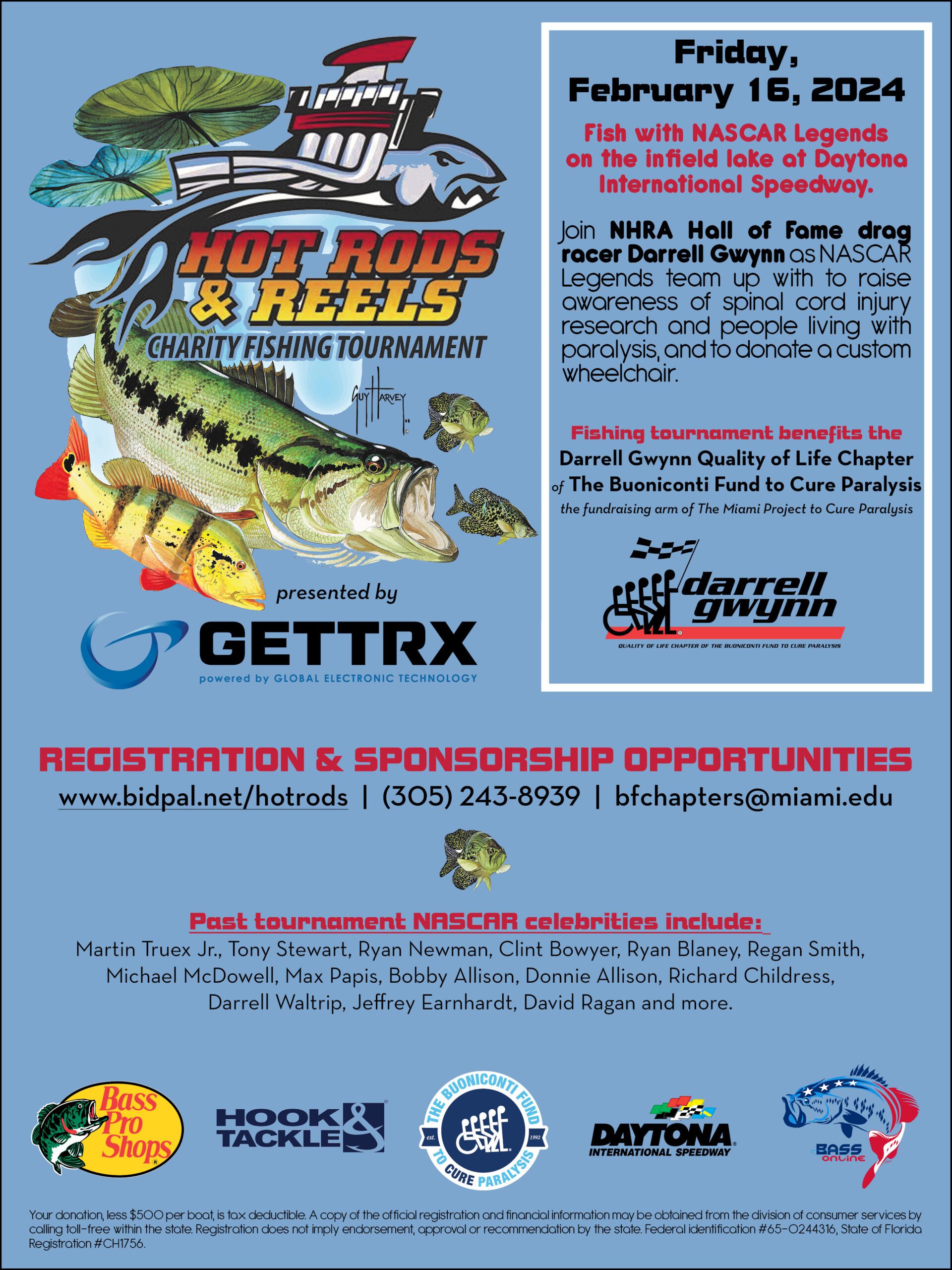 Hot Rods & Reels Charity Fishing Tournament Daytona 2024 - The