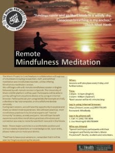 Remote Mindfulness Meditation