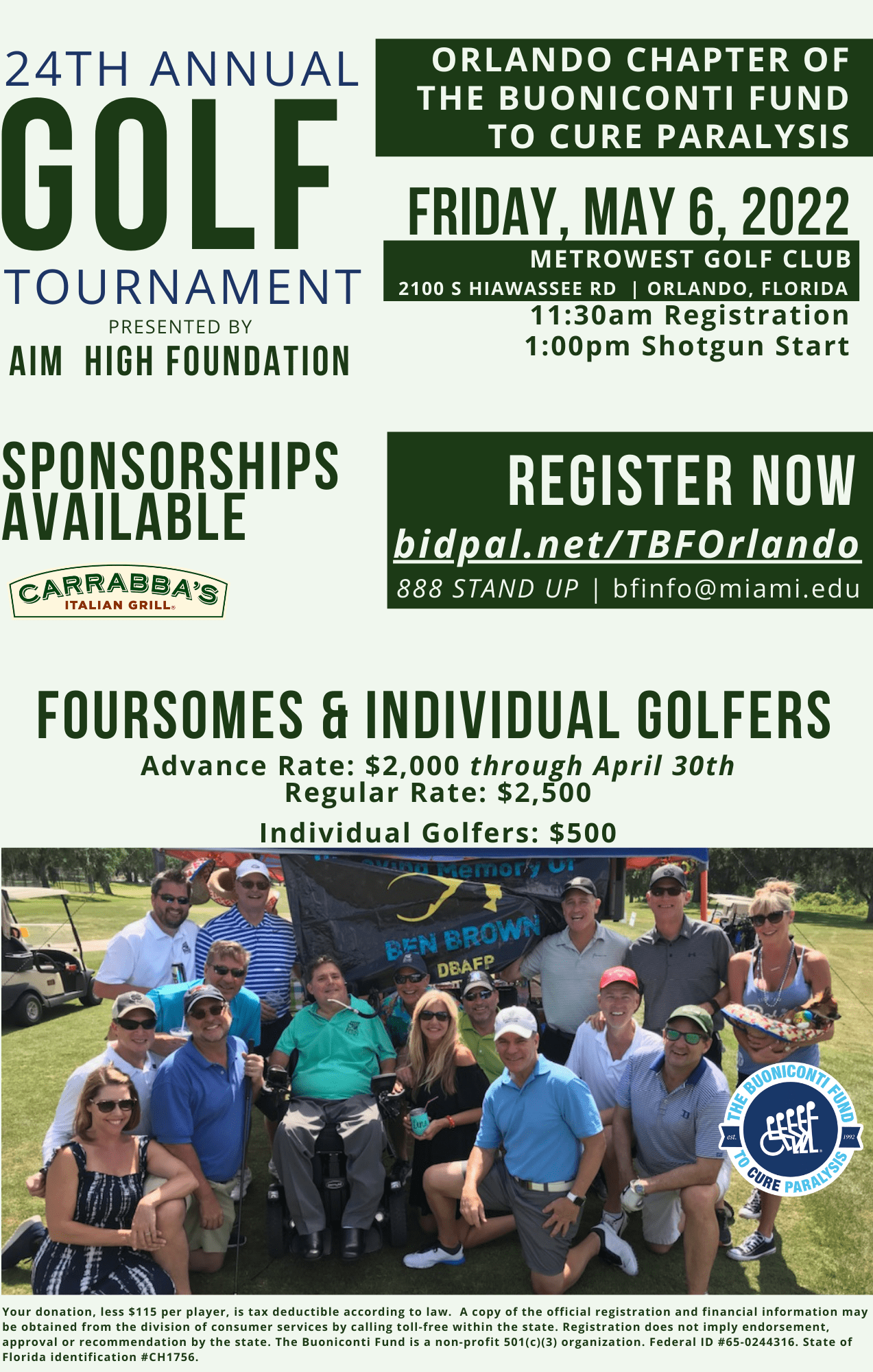 24th Annual Orlando Chapter Golf Tournament