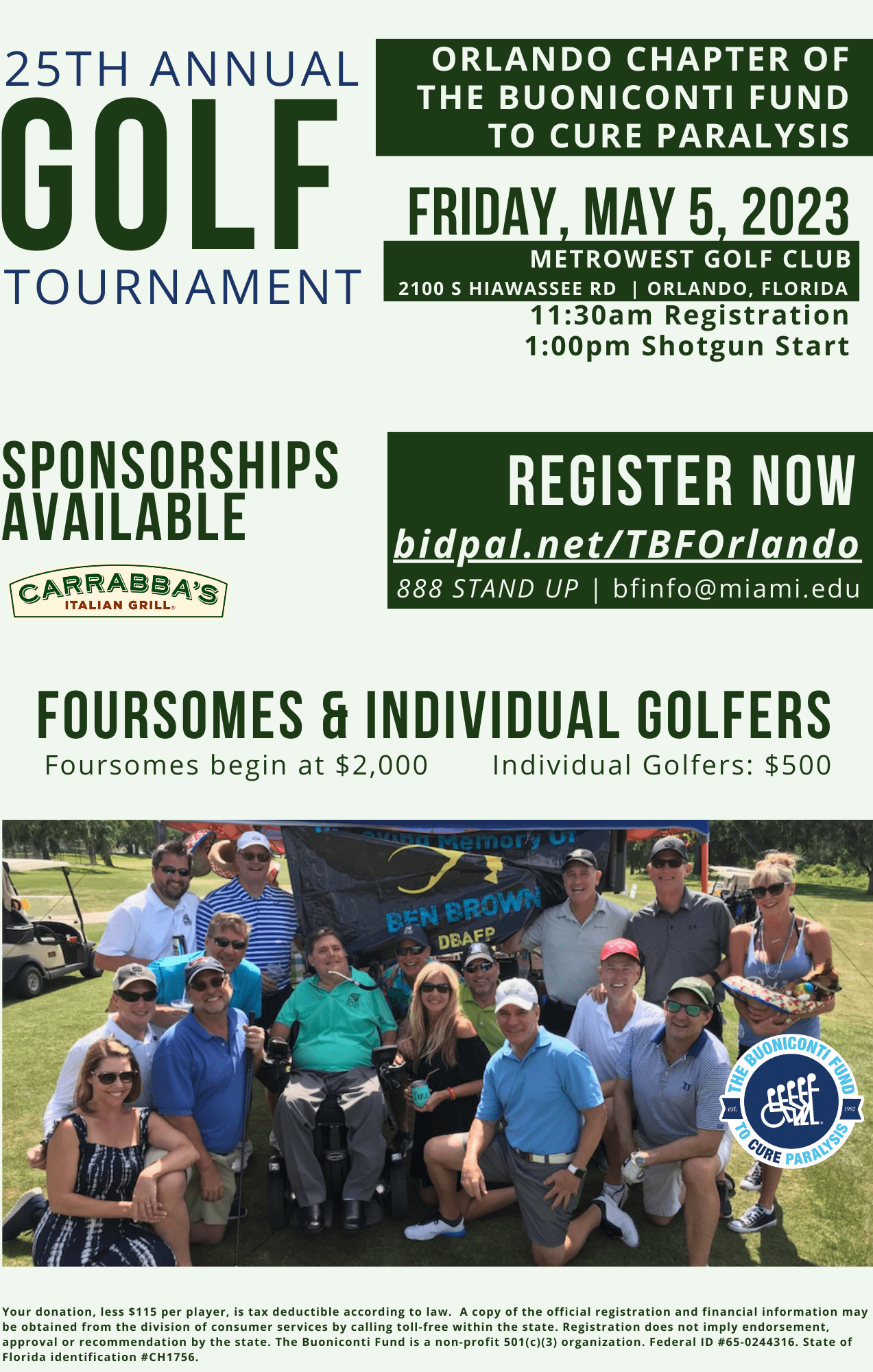25th Annual Orlando Chapter Golf Tournament