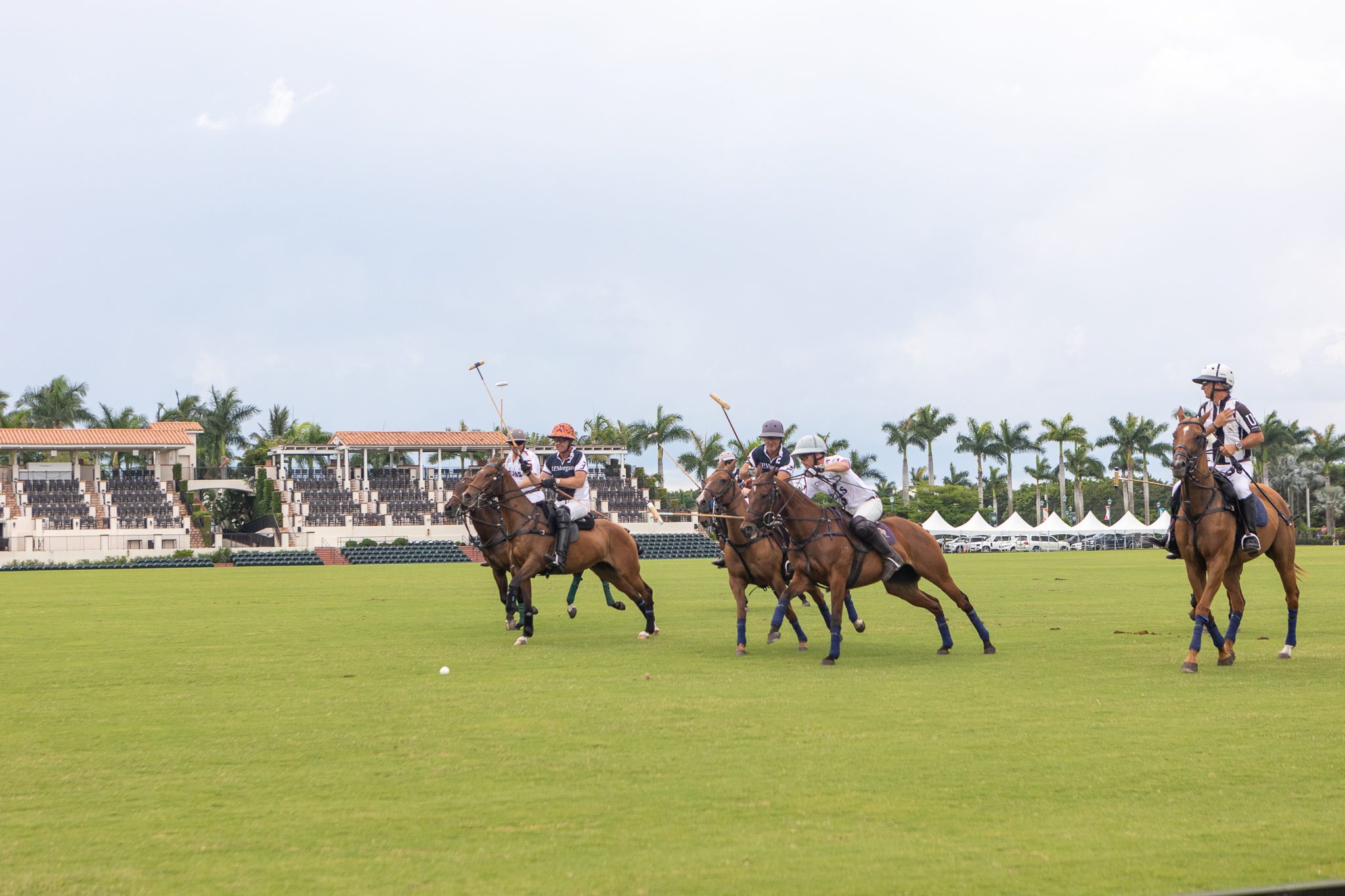 Polo demonstration at the Equestrian Legends event for The Buoniconti Fund in Wellington Florida