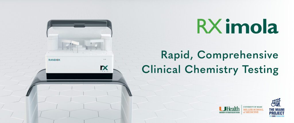 RXimola Rapid, Comprehensive Clinical Chemistry Testing