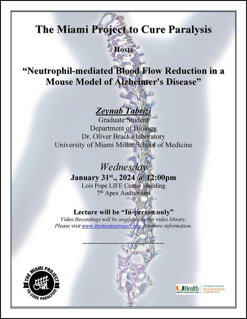 Neutrophil-mediated Blood Flow Reduction in a Mouse Model of Alzheimer's Disease