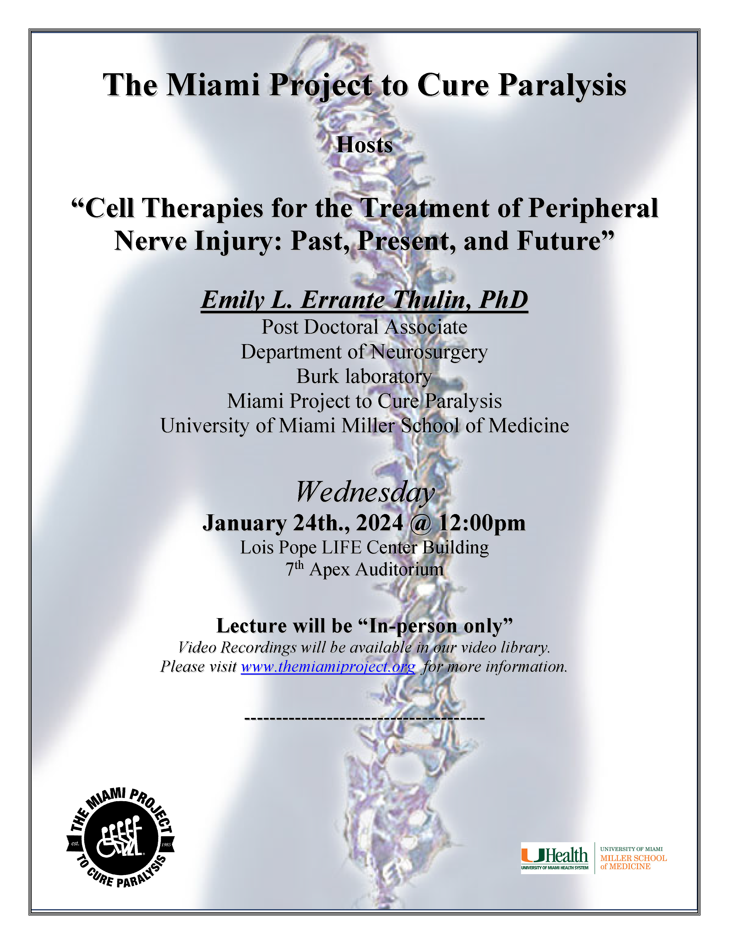 Cell Therapies for the Treatment of PeripheralNerve Injury: Past, Present, and Future