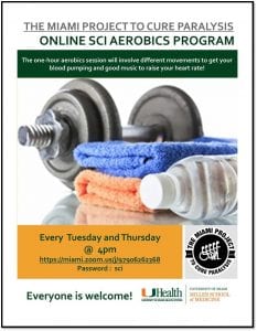 Virtual SCI Aerobics Program
